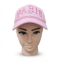 Casquette de baseball brodée Paris