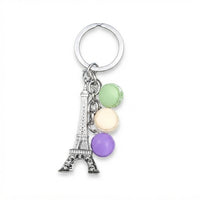 Parisian Charm Keychains – Iridescent Bear, Unicorn & Eiffel Tower Collection