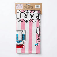 Paris Voyage Illustrated Kitchen Towel