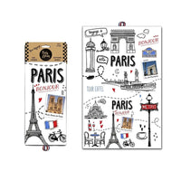 Paris Voyage Illustrated Kitchen Towel