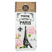 Paris Voyage Illustrated Kitchen Towel
