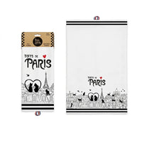 Paris Voyage Illustrated Kitchen Towel