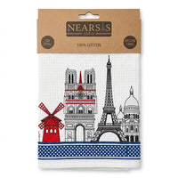Paris Voyage Illustrated Kitchen Towel
