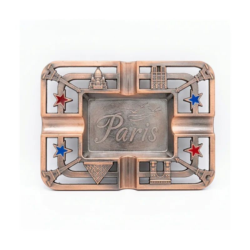 Paris Tourist Souvenir Metal Ashtray Collection