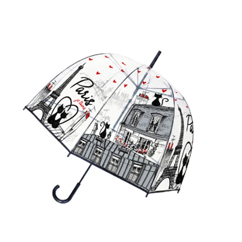 Parapluie pliant à ouverture et fermeture automatiques Style Paris