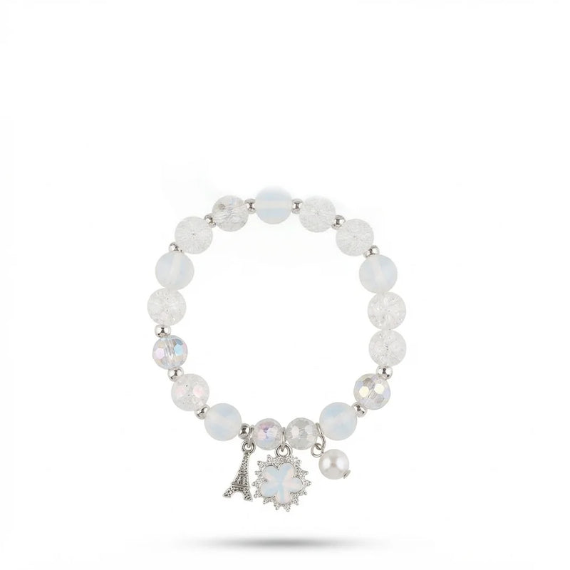 Paris Beaded Charm Bracelet
