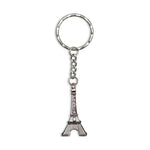 Classic Eiffel Tower Keychain – Vintage Style Metal Souvenir Ring