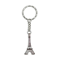 Classic Eiffel Tower Keychain – Vintage Style Metal Souvenir Ring
