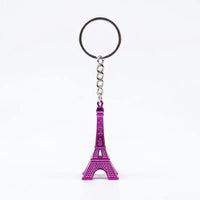 Classic Eiffel Tower Keychain – Vintage Style Metal Souvenir Ring