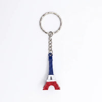 Classic Eiffel Tower Keychain – Vintage Style Metal Souvenir Ring