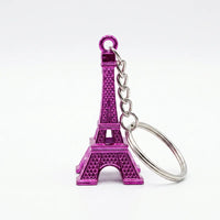 Classic Eiffel Tower Keychain – Vintage Style Metal Souvenir Ring