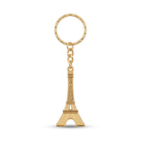 Classic Eiffel Tower Keychain – Vintage Style Metal Souvenir Ring