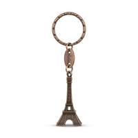 Classic Eiffel Tower Keychain – Vintage Style Metal Souvenir Ring