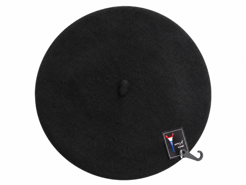 Bright Pink Classic French Wool Beret