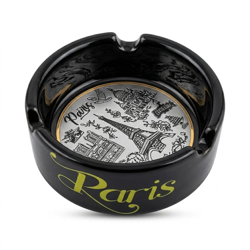 Ceramic Tourist Souvenir Ashtray Collection