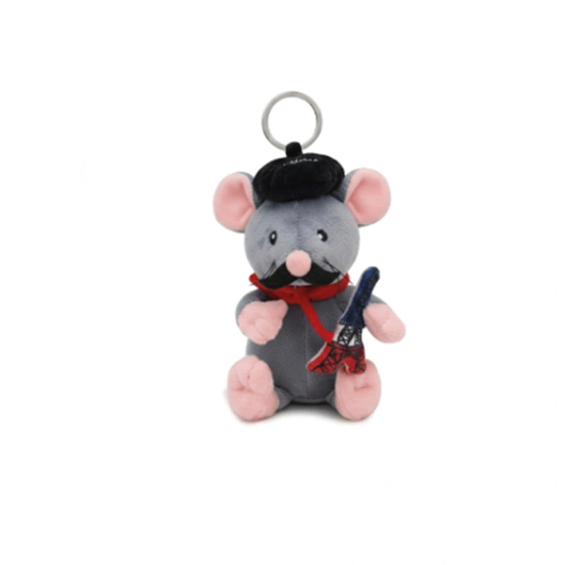 Kids French Capybara Plush Keychain