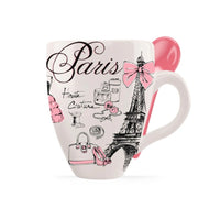 Paris Landmark Mug with Matching Spoon
