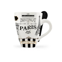 Paris Landmark Mug with Matching Spoon